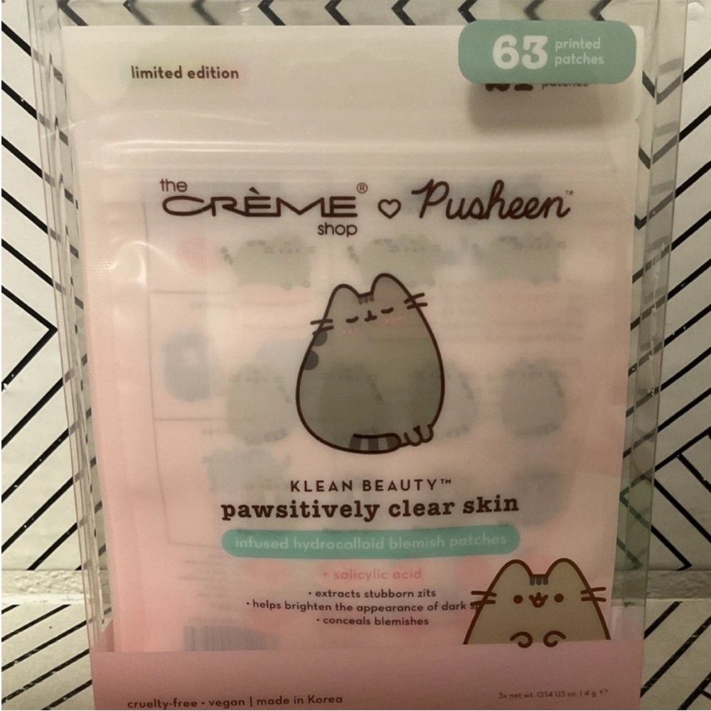 Pusheen Pink Blemish Patches by The Crème Shop